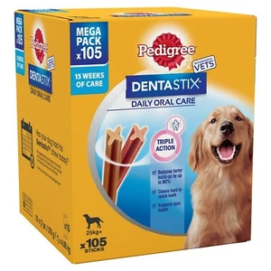 Pedigree Dentastix Daily Dental Care for S,M & L Dogs - Multiple Packs Size - Picture 1 of 18