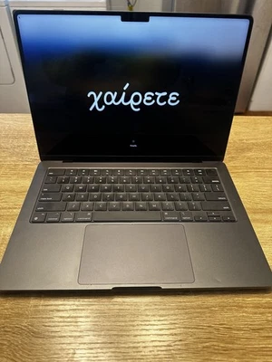 Apple MacBook Pro 14-inch M3 Pro Chip, 18GB RAM, 512GB SSD, Space Black 2023 - Image 1 of 4