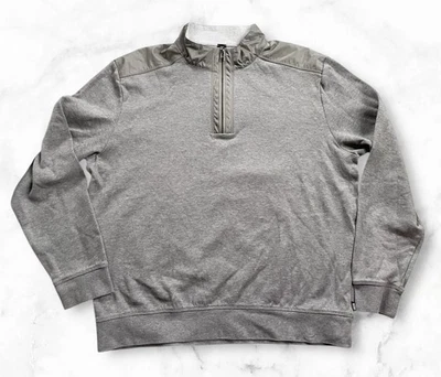 Hugo Boss Sudadera Para Hombre 1/4 Cremallera Sidney Deportiva Pullover Gris Manga Larga XXL Foto 1 de 4
