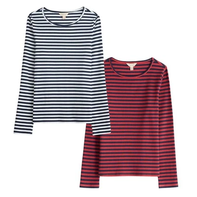 SEASALT Striped Long Sleeve Jersey Top - Image 1 of 4