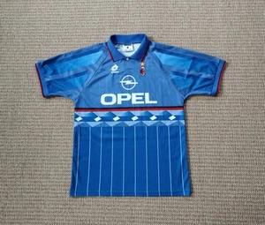 Lotto AC Mailand Rare Vintage 1995-96 Fourth Opel Football Soccer Jersey sz L - Bild 1 von 15