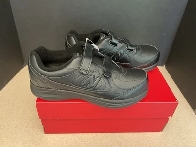 Womens New Balance 577v1 Hook & Loop Leather Walking Shoes. Size 9.5-2E Wide. - Image 1 of 4