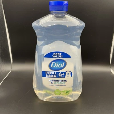 Dial Antibacterial Sensitive Liquid Hand Soap Refill Aloe 52oz Kills 99.9% - Image 1 of 3