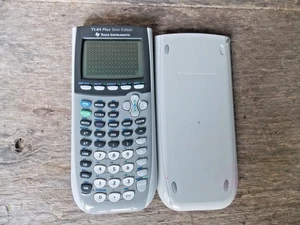Texas Instruments TI-84 Plus Silver Edition Graphing Calculator Tested W/ Cover - Picture 1 of 12