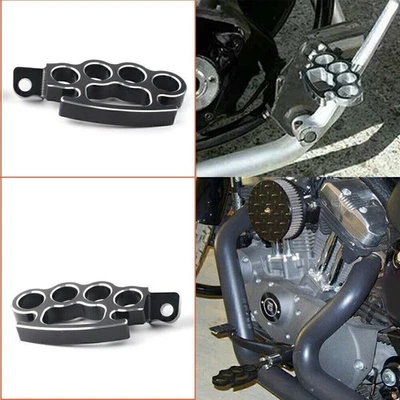Foot Pegs Footrests Footpegs Pedal Fit Harley Softail Dyna Sportster Touring - Image 1 of 4