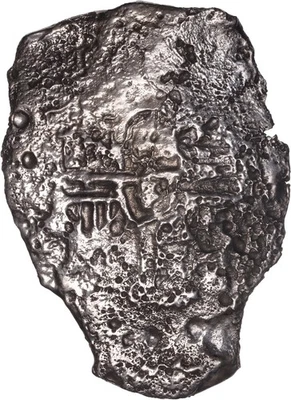 Concepcion Shipwreck (1641) MEXICO Mexico City Silver Cob 8 Reales with COA 1016 - Image 1 of 4