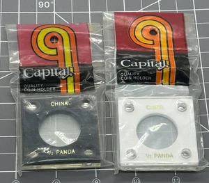 2 supports Capital Plastics 1/2 panda (1 blanc et 1 noir) - Neuf dans emballage - Photo 1/2