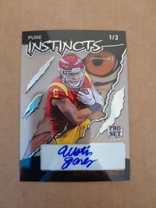 2024 Pro Set Pure Instincts Auto 1/3 Austin Jones - Picture 1 of 2