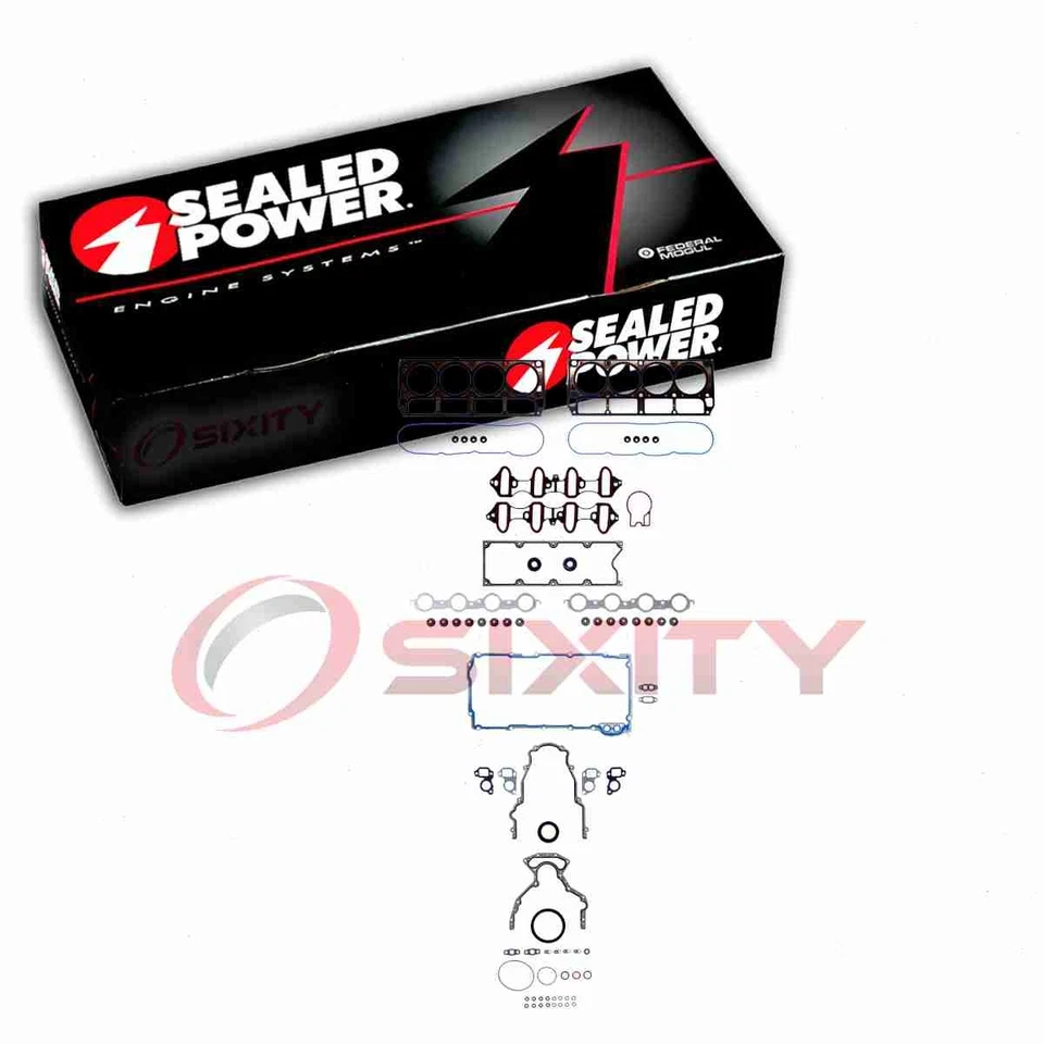 Juego de juntas de motor eléctrico sellado para GMC Yukon XL 2500 2001-2003 6,0 L V8 rb Foto 1 de 4