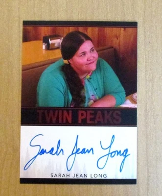 2025 Rittenhouse Twin Peaks Log Lady Sarah Jean Long autograph auto - Image 1 of 2