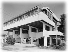 Iconic Rudolph Schindler design, Lovell Beach House, architectural drawings