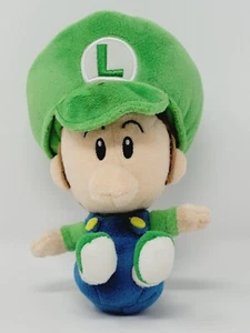 Official Super Mario Plush 5" Baby Luigi - Picture 1 of 5
