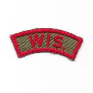 Wisconsin WIS. 1946-1953 KRS Khaki and Red State Strip Boy Scout of America CG - Picture 1 of 2