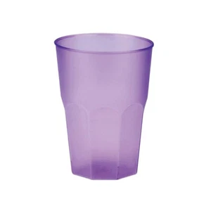 Vaso de cóctel reutilizable vaso de plástico, morado-esmerilado, 420 ml, 6 unidades - Imagen 1 de 1