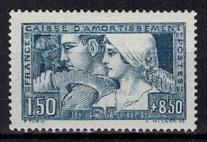 FRANCE STAMP YVERT 252 SCOTT B27 "SINKING FUND INDUSTRY AGRICULTURE" MNH VF J417 - Picture 1 of 1