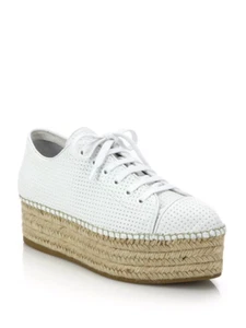 ZAPATILLAS PLATAFORMA ALPARGATA PERFORADA MIU 38.5 US 7 40.5 US 9 I LOVE SHOES - Imagen 1 de 8