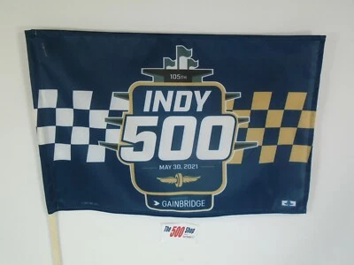 Флаг коллекционной беговой клюшки 2021 Indianapolis 500 Event 105TH - Изображение 1 из 4