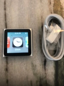 Apple iPod nano 6th Gen Silver 8 GB. Very Nice. NEW BATTERY. NEW SCREEN - Picture 1 of 6