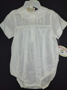 9 Monate Sir John by Rosalina Bubble Outfit - cremeweiß, hellgelbe Blumen  - Bild 1 von 4