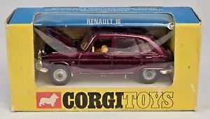 1969 Only Corgi #260 Renault 16 TS 3 5/8" Long NM W/Box & Plastic Hood Opener - Picture 1 of 24