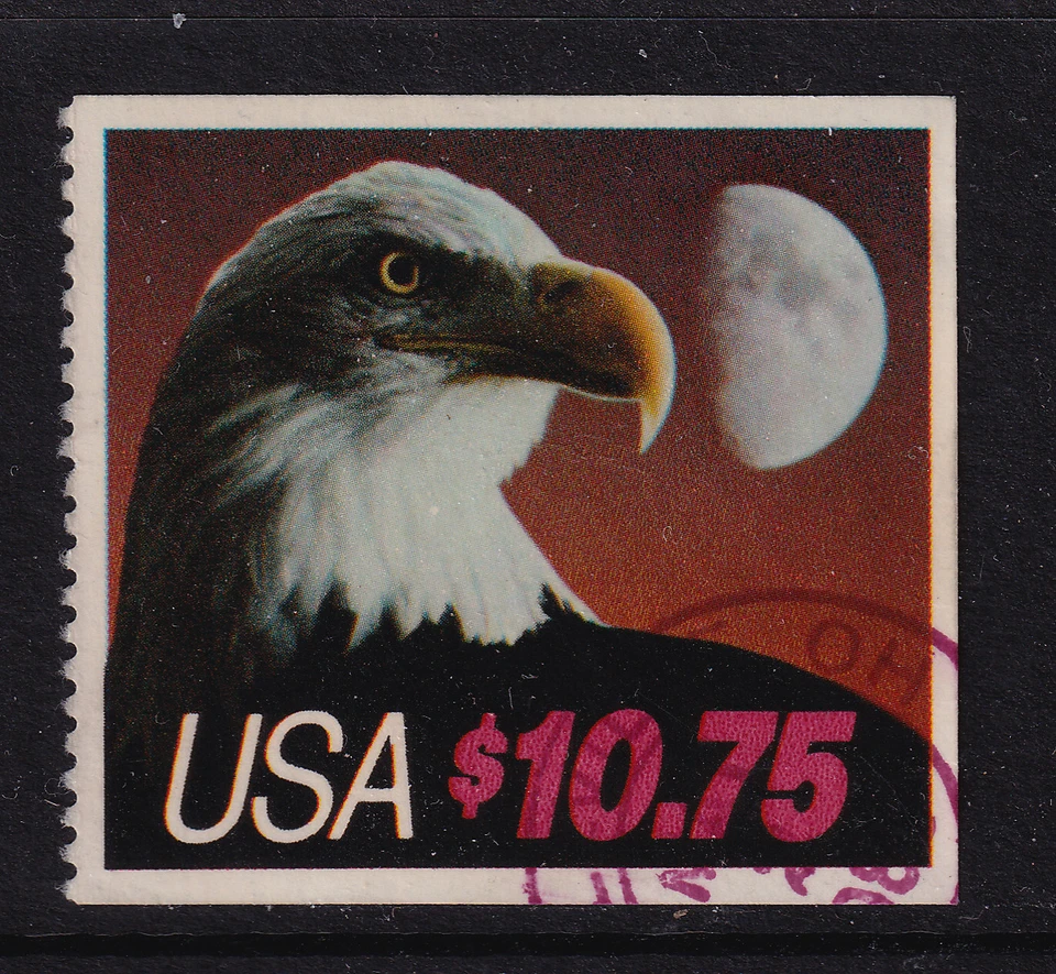 1985 Eagle and Moon $10.75 used Sc 2122b Type II single CV $10 (01 - Image 1 of 1