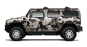Camuflaje de nieve - Hummer H2-Vehículos gráficos personalizados - Imagen 1 de 3