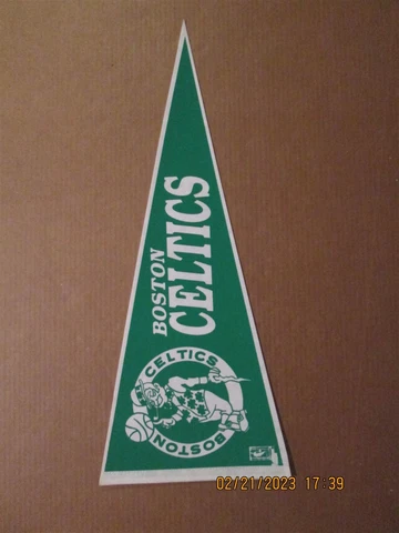 NBA Boston Celtics Vintage Circa 1980's Team Logo Basketball Pennant #10 Cover