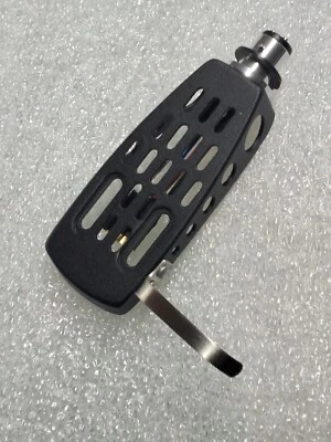 Lightweight Alum Headshell BLACK. W/ copper Wire Leads! US Shipped. - Image 1 of 3