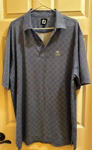 FJ Poloshirt blau/weiß kariert Kurzarm Größe XL Ventana Canyon - Bild 1 von 5