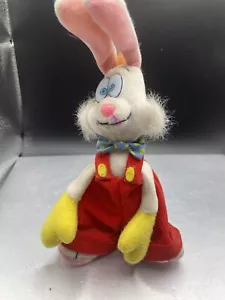 Vintage 1987 Disney Amblin Who Framed Roger Rabbit 9" Plush Doll Animal - Picture 1 of 6