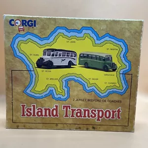 Camiseta deportiva Corgi Bedford 97741 Island Transport CORGI entrenadores BEDFORDD clásicos en caja - Imagen 1 de 19