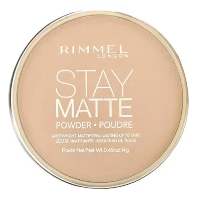 Rimmel London Stay Matte Long Lasting Pressed Powder, 0.49oz *Choose your shade* - Image 1 of 2