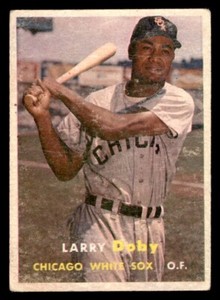 1957 Topps Baseball #85 Larry Doby PR *f1