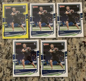 Donruss Colby Parkinson #277 2020 prueba de prensa amarilla + 4 bases RC (lote de 5) - Imagen 1 de 1