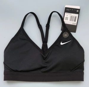 Nike Womens Indy Sports Bra Training Light Support Black Size XS - Picture 1 of 4