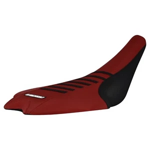 Yamaha 2009-2020 YFZ 450R 450 R Gripper Seat Cover  BLK/MAROON/BLK ribs #201 - Picture 1 of 4