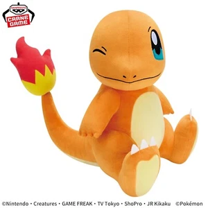 BANPRESTO Pokemon Charmander Plush Doll Stuffed Toy 31cm from Japan - Picture 1 of 6