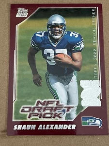 2000 TOPPS SEASON OPENER - SHAUN ALEXANDER SEAHAWKS ROOKIE #206 - Picture 1 of 2