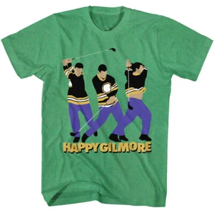 Happy Gilmore Movie The Amaizing Golf Ball Wacker Guy Stance Men's T Shirt - Picture 1 of 6