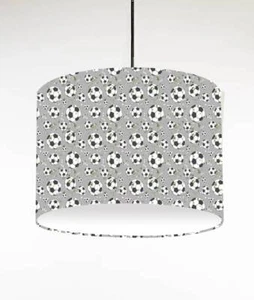 FOOTBALL CEILING DRUM LIGHT SHADE / TABLE LAMPSHADE 3 SIZES - Picture 1 of 1