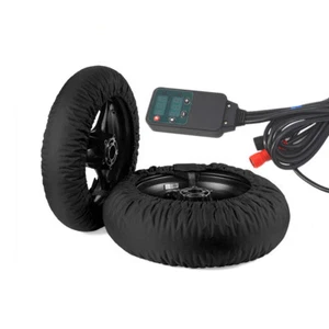 Digital Tyre Warmer Motorcycle Tire Warmer 120/200 120/190 Front and Rear Black - Picture 1 of 6