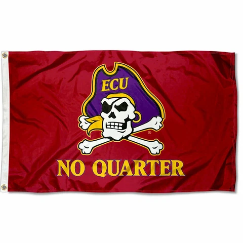 East Carolina Pirates No Quarter Flag Large 3x5 Cover