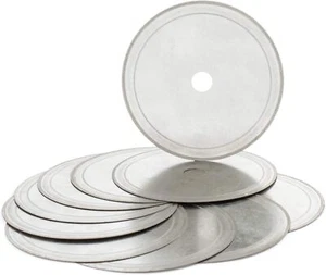 Herramienta de disco de hoja de sierra lapidaria de diamante con borde súper delgado de 4 pulgadas 10 piezas para piedras preciosas - Imagen 1 de 50