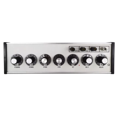 Resistance Box Resistor DC 7 Quadranti DC Bridges Decade Box 0.01~1111.10Ohm - Immagine 1 di 4