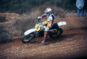 Montesa MX500 moto cross racer Carlos Mas 1982 motorcycle racing photo - Picture 1 of 1