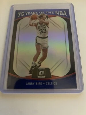 Larry Bird 2021-22 Panini Donruss Optic 75 Years of the NBA Silver Prizm #36 - Image 1 of 2