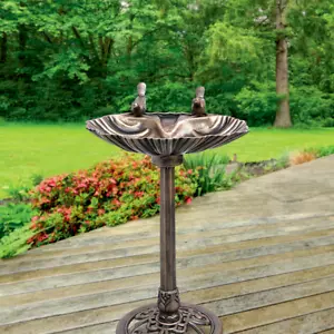Dekor Vogelbad H80 x B50cm Gartendeko - Bild 1 von 2