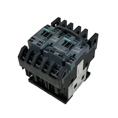 Siemens 3RA2325-8XB30-2AC2 Reversing Contactor 13A 24V AC Coil 3-Pole SIRIUS - Image 1 of 4