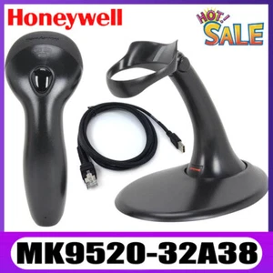 Honeywell Voyager MK9520-32A38 Handheld 1D Barcode Scanner With USB Cable+Stand - Picture 1 of 10