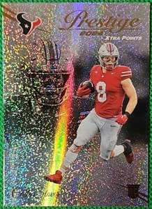 Panini Prestige Galaxy Xtra Points Cade Stover 2024 radiocontrol Houston Texans #386 H2 - Imagen 1 de 2